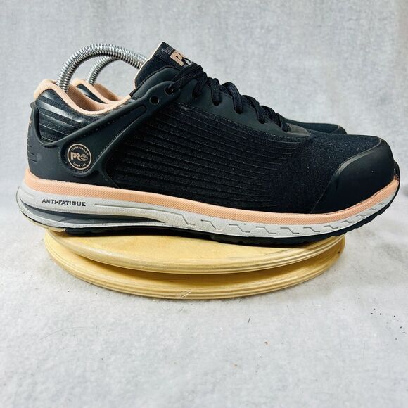 Timberland PRO Women’s Size 10 Drivetrain Composite Toe Work Shoes Black Pink - Picture 5 of 9